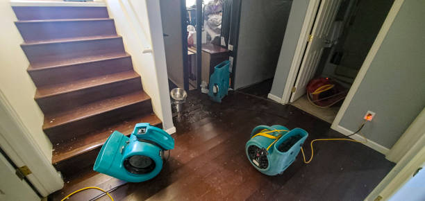 Water damage restoration process in NC